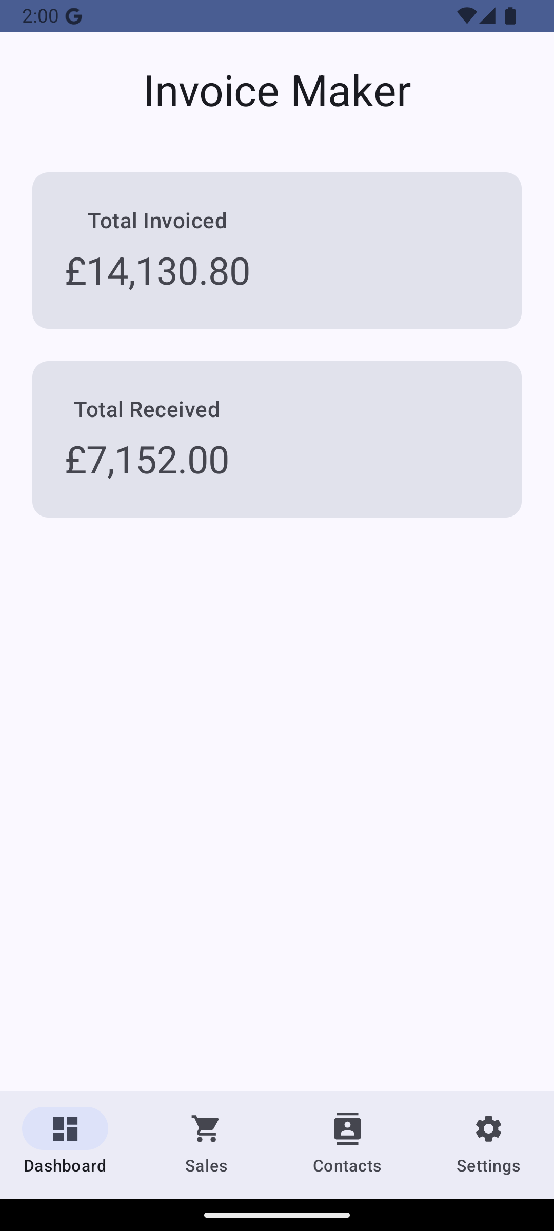 Invoice Maker - Screenshot 4 showing product features and functionality