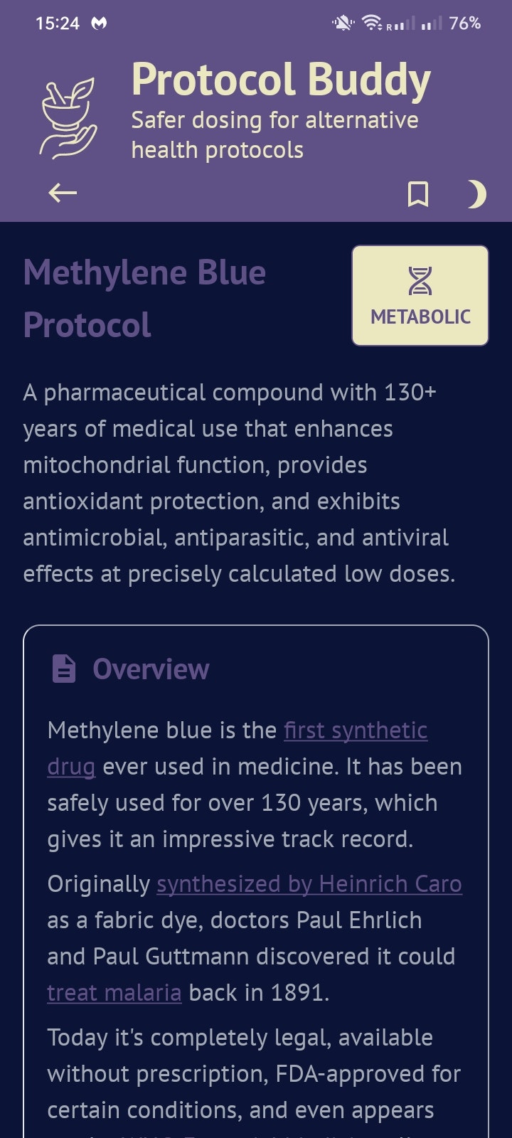 Protocol Buddy - Smart Dosing - Screenshot 5 preview