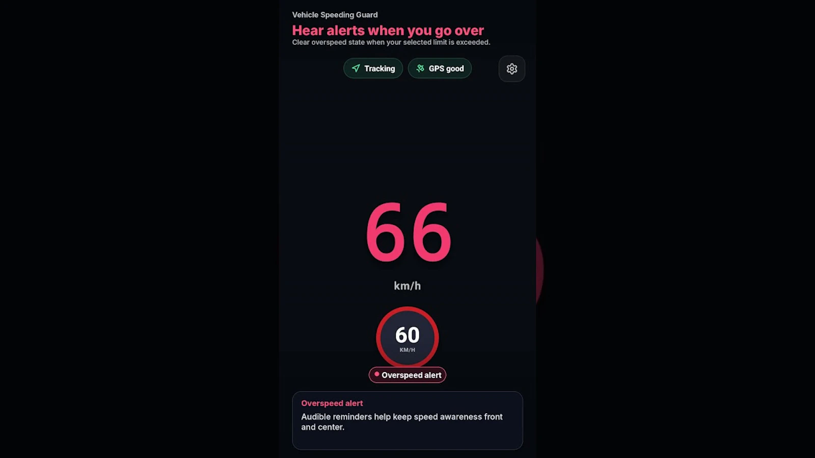 Vehicle Speeding Guard screenshot 1 (video preview)