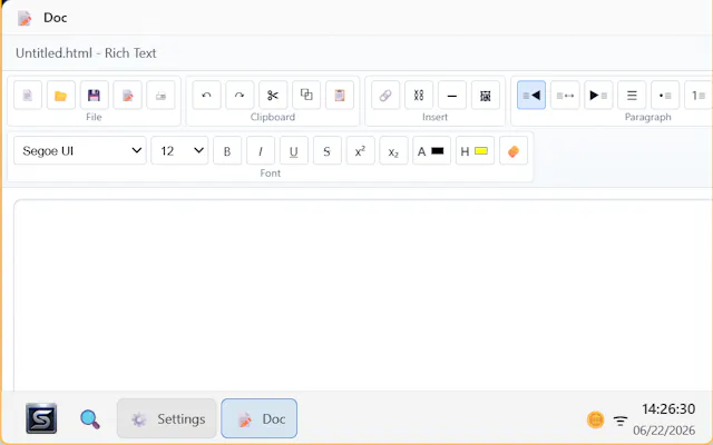 SilveOS Webtop Edge Add-on gallery image