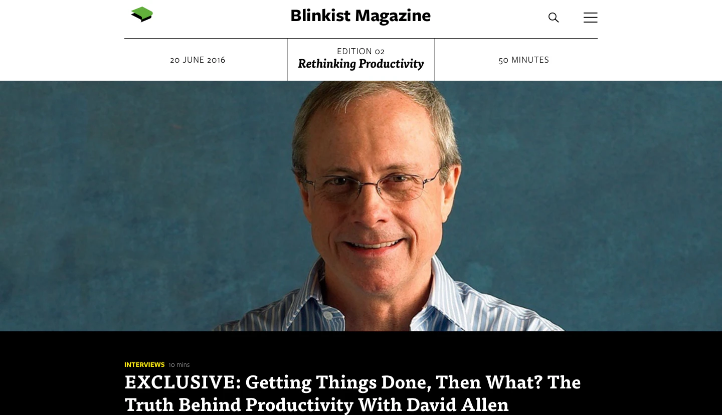 Blinkist Magazine