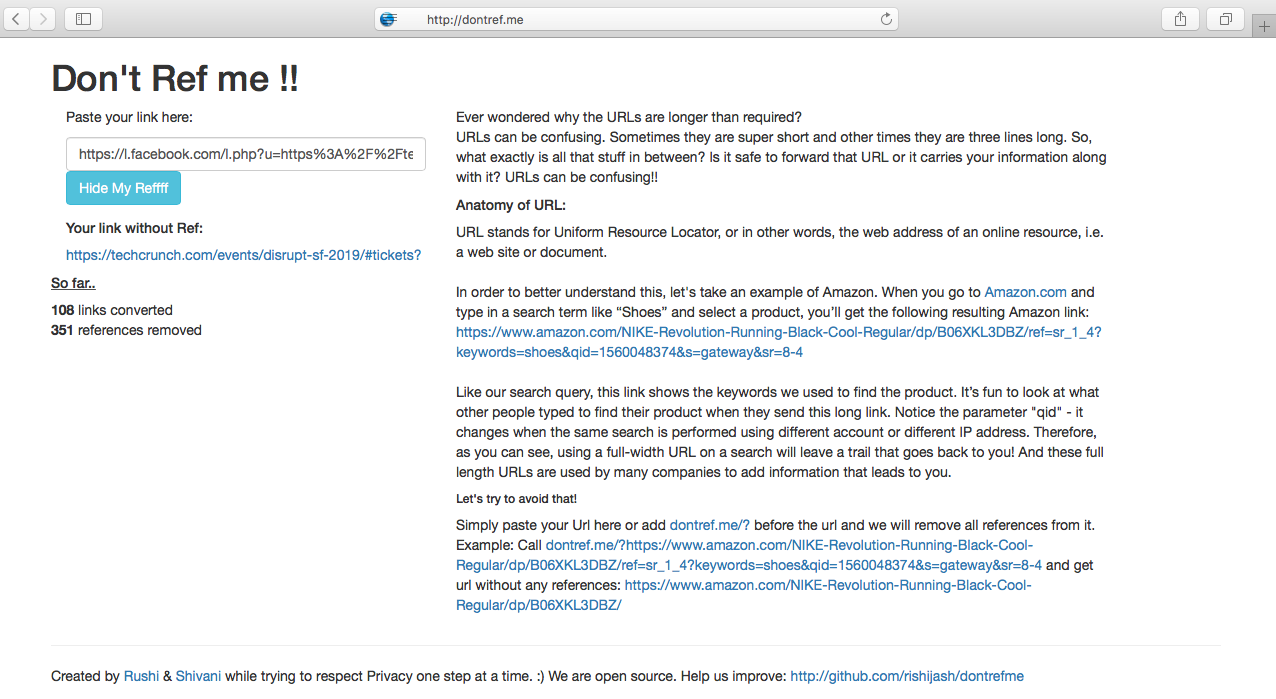 DontRef.Me gallery image