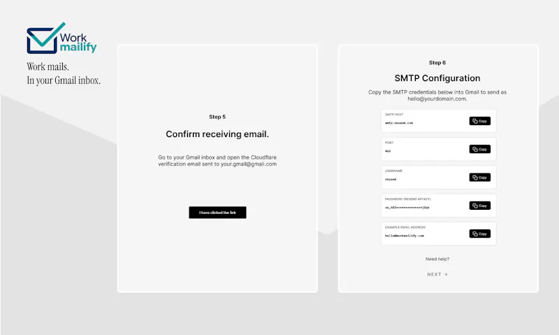 Workmailify screenshot 5