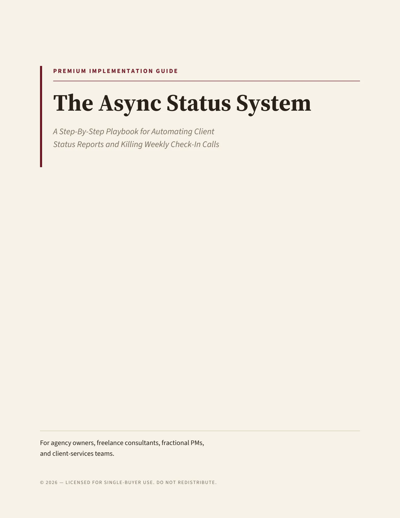 The Async Status System gallery image