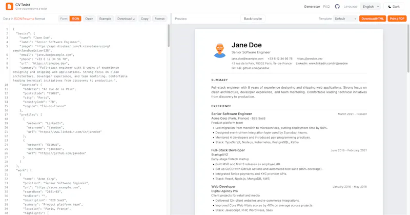 CV Twist screenshot 3