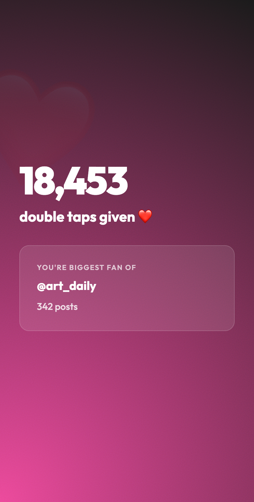 Instagram Wrapped - Screenshot 3 showing product features and functionality