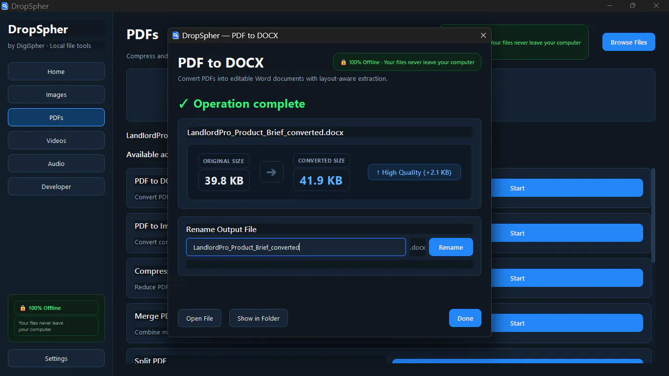 DropSpher File Converter gallery image