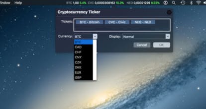 Cryptocurrency Ticker gallery image