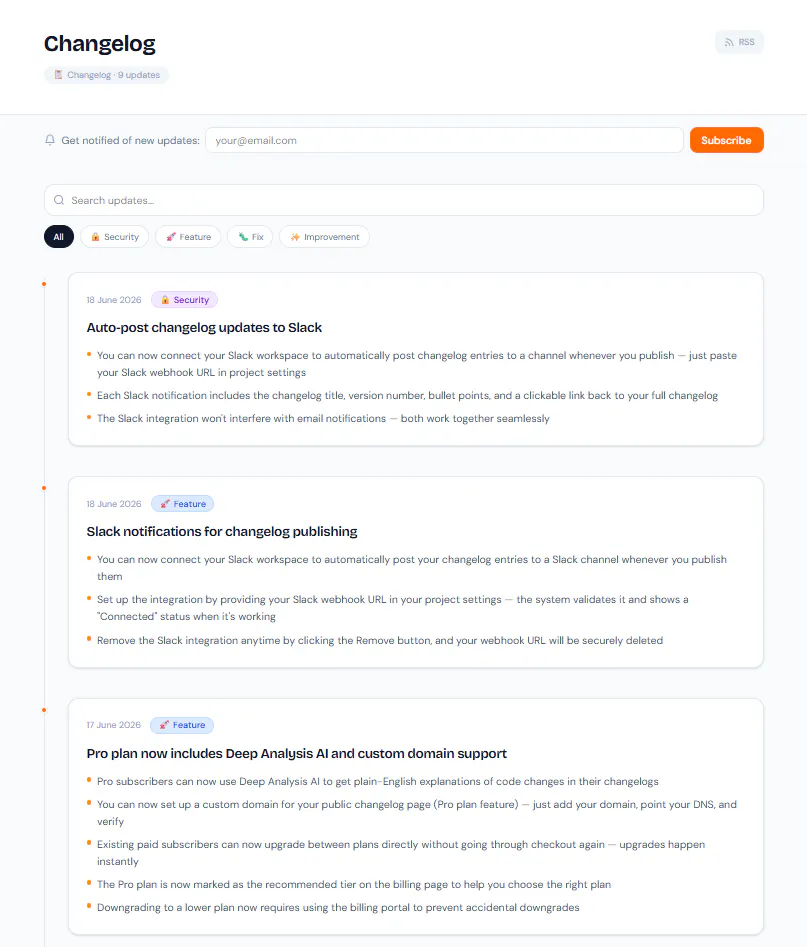 ChangeNote gallery image