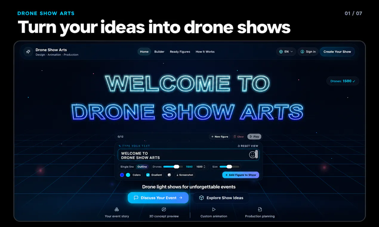 Drone Show Arts gallery image