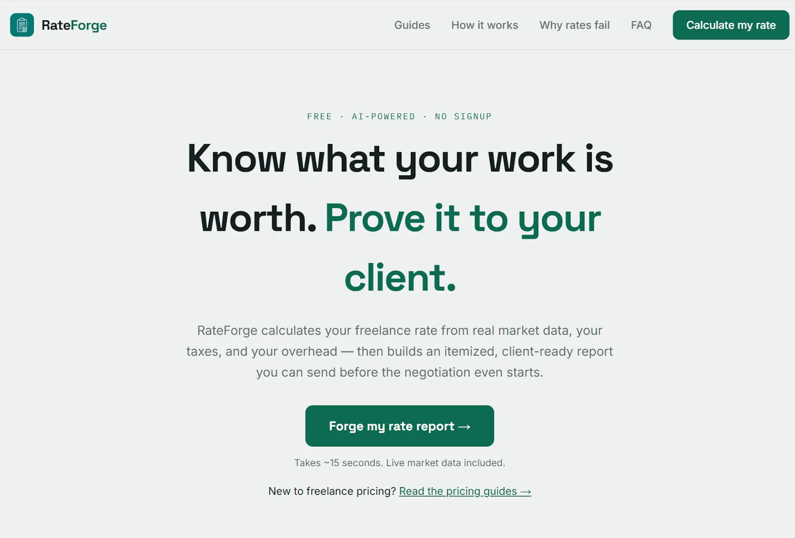 RateForge screenshot 2