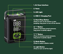 ONE Pro Portable Tire Inflator gallery image