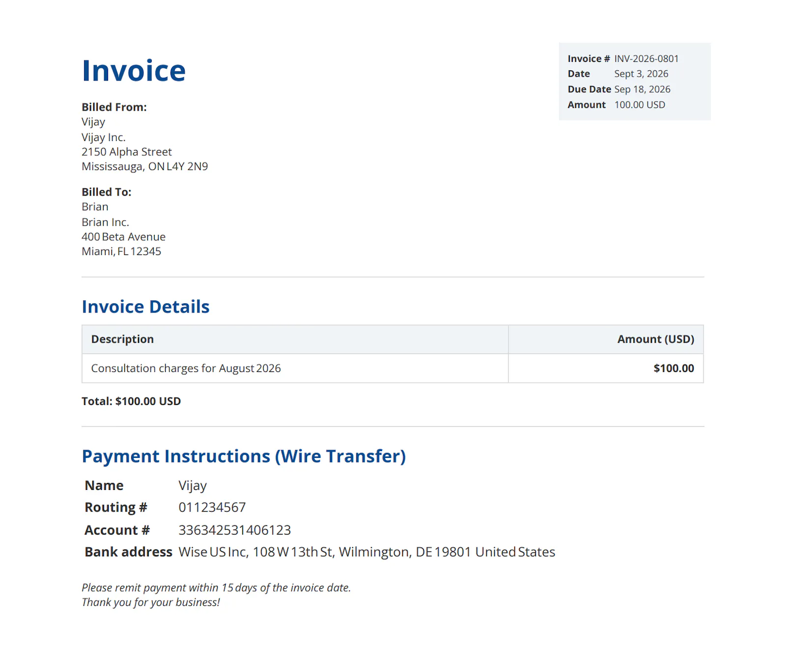 Invoice Studio screenshot 1