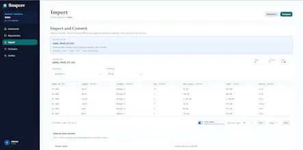Snapcsv.dev gallery image