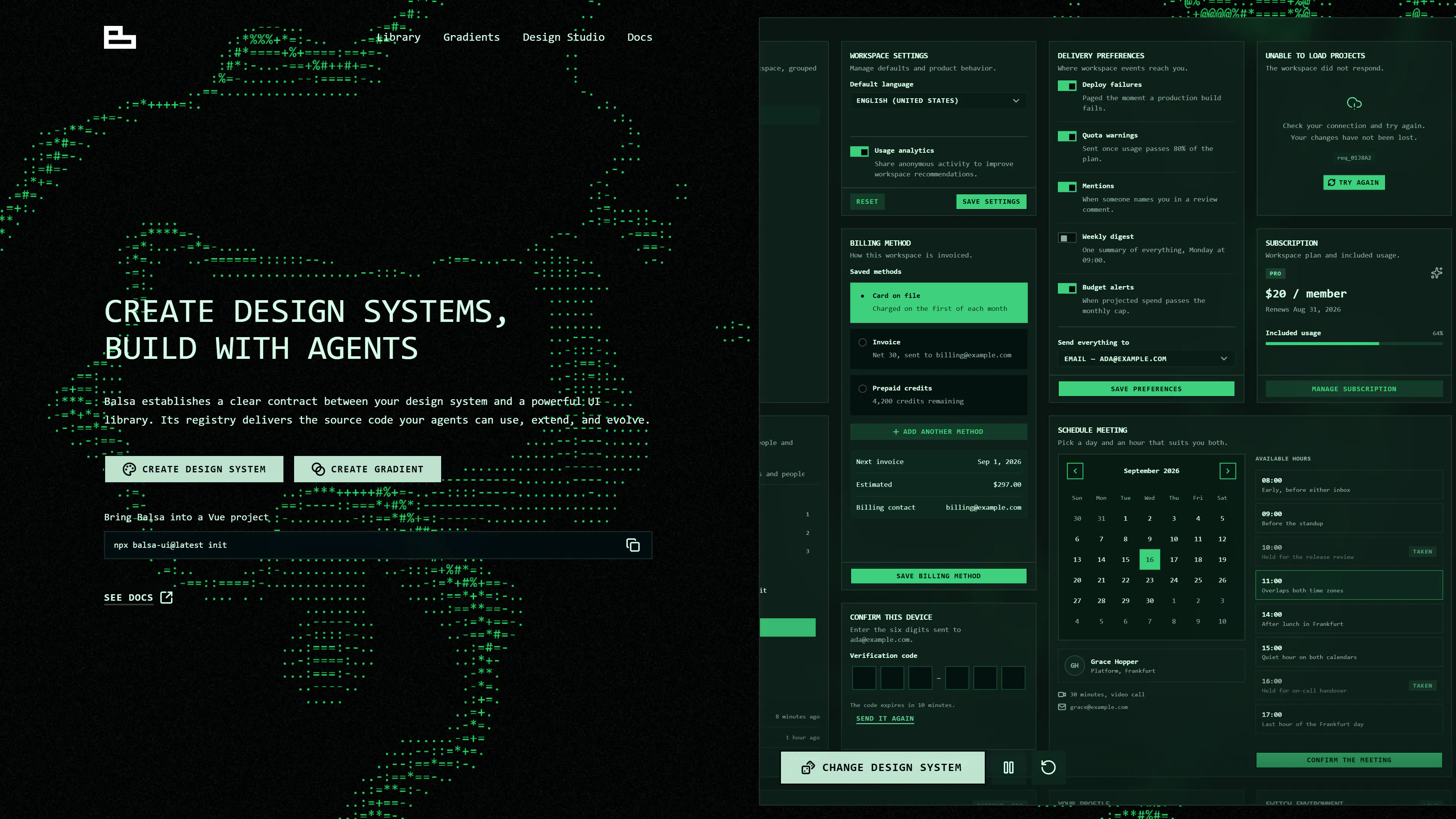 Balsa UI screenshot 6