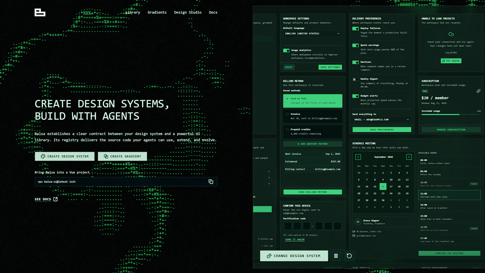 Balsa UI screenshot 7