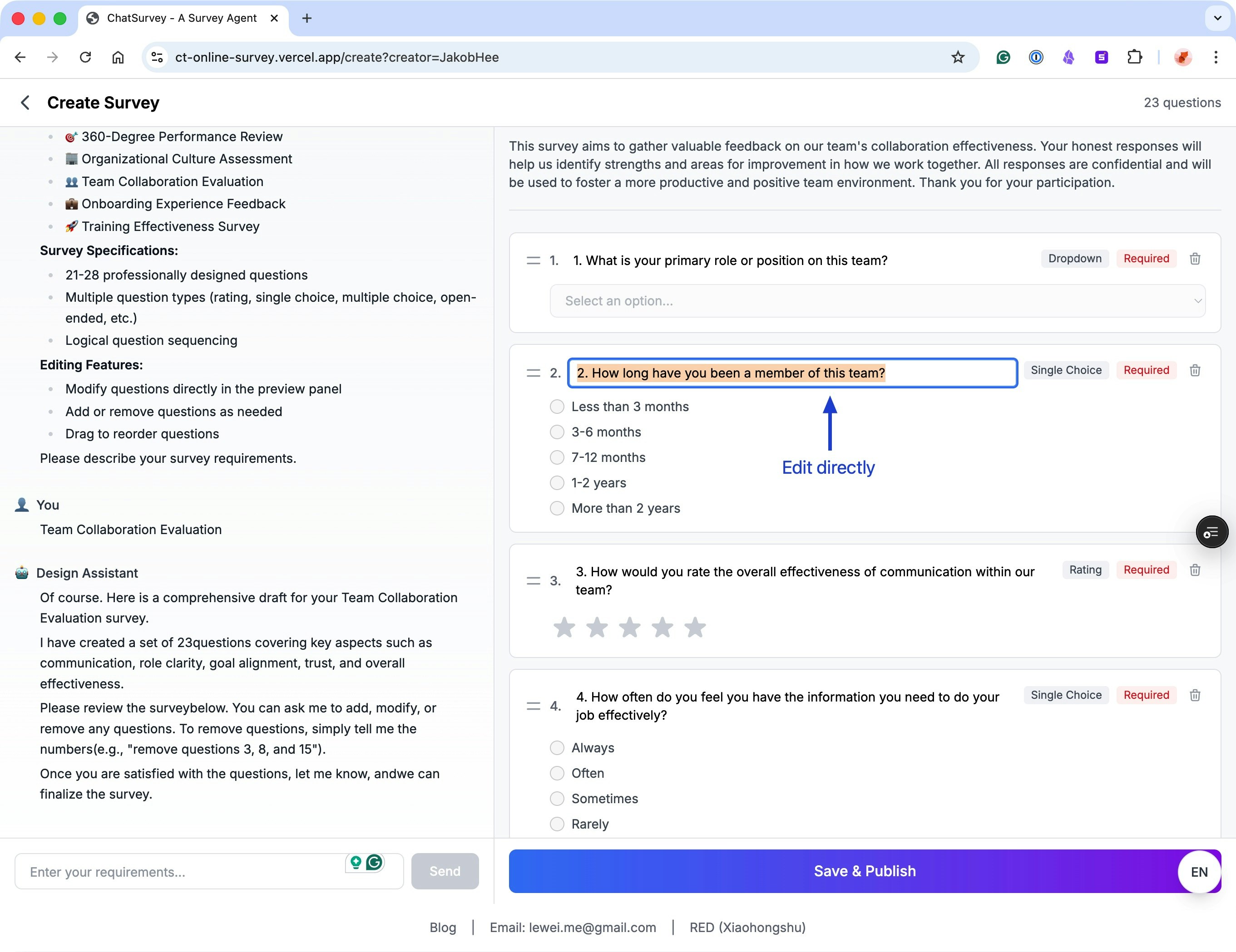 ChatSurvey gallery image