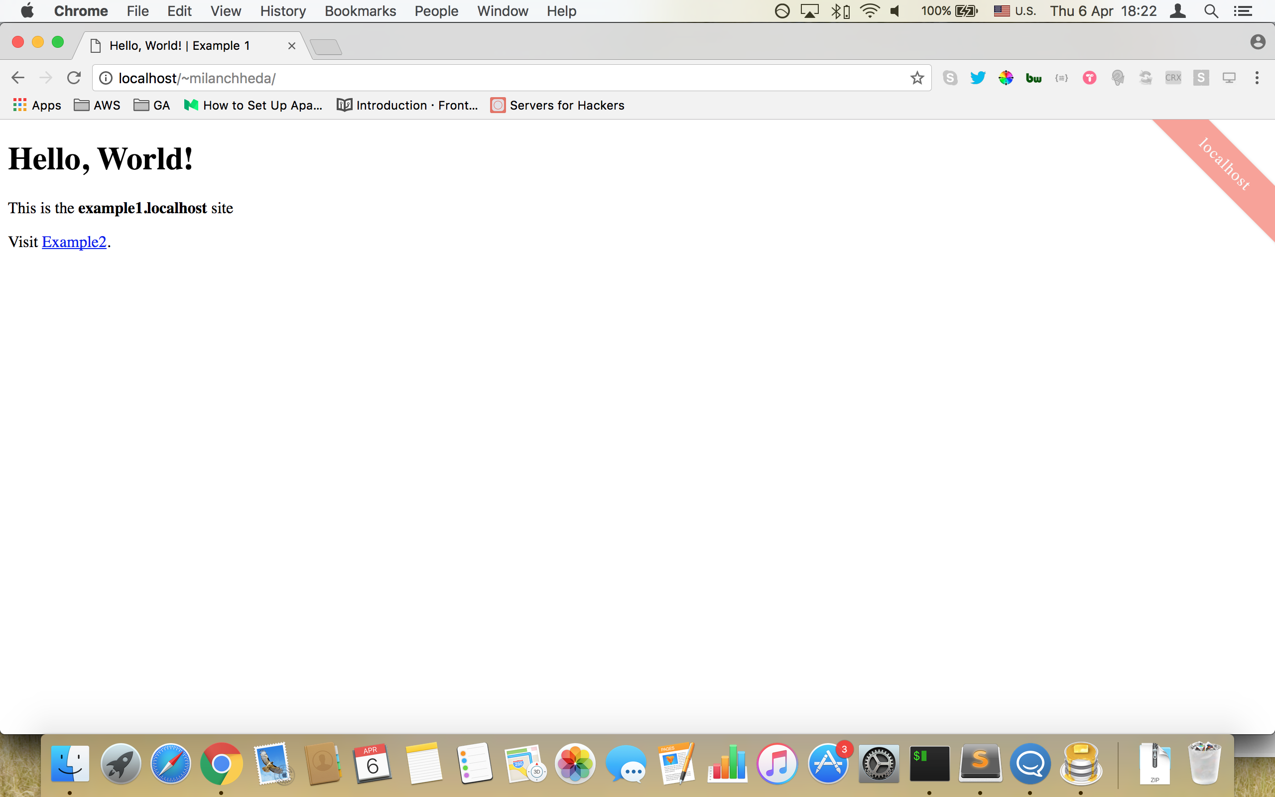 Localhost detector (Chrome Extension) gallery image