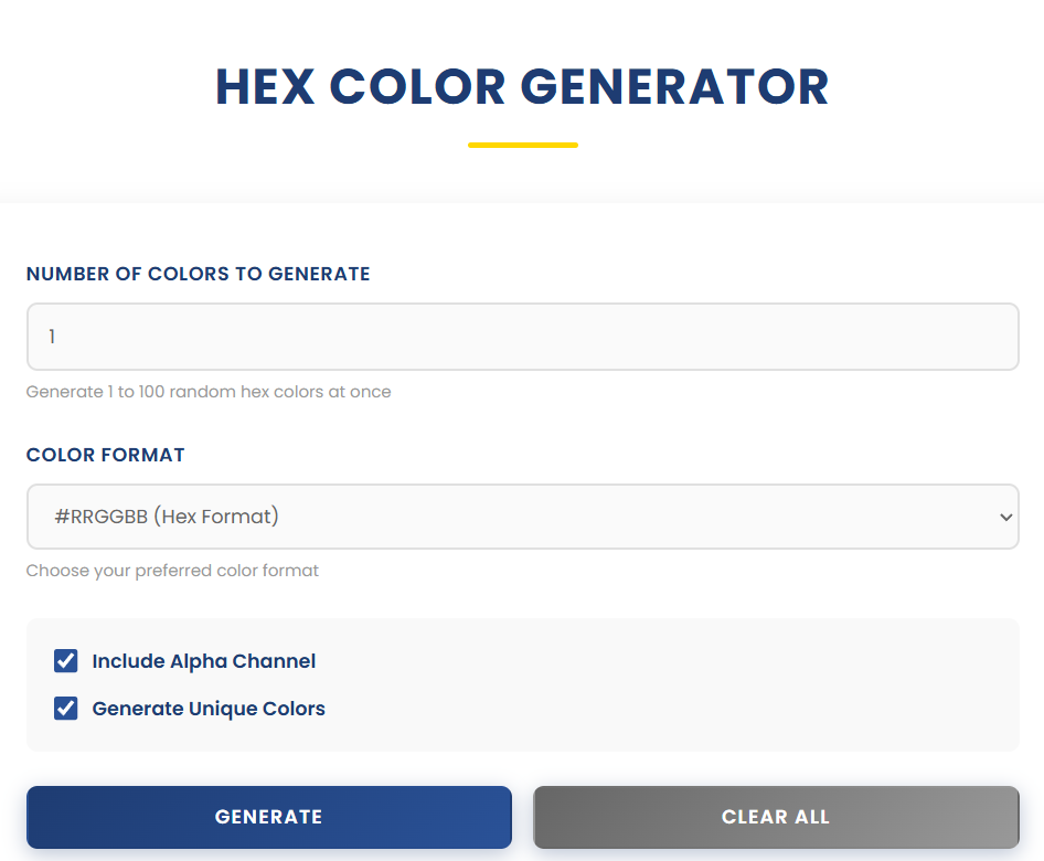 Hex Color Generator gallery image