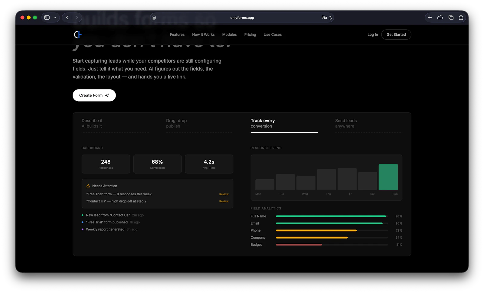 OnlyForms screenshot 2