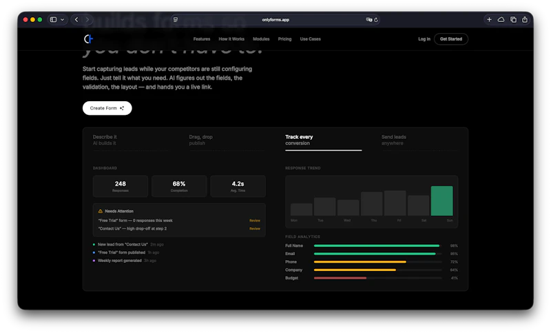 OnlyForms screenshot 2