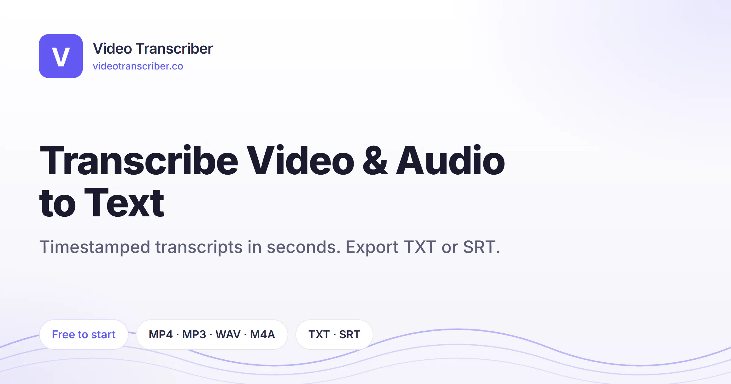 Video Transcriber gallery image