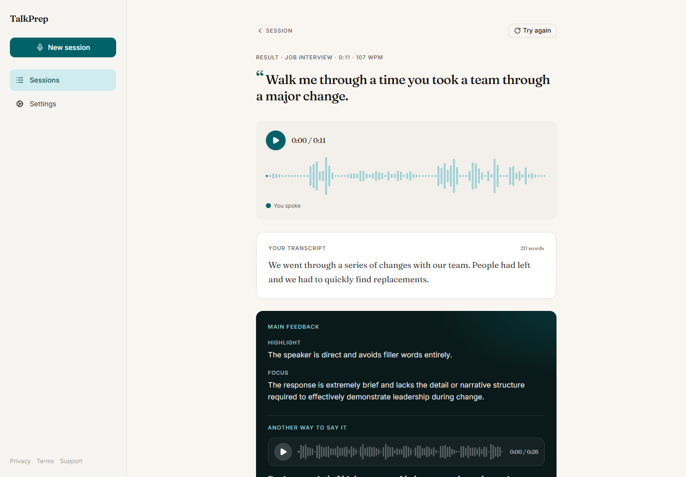 TalkPrep gallery image