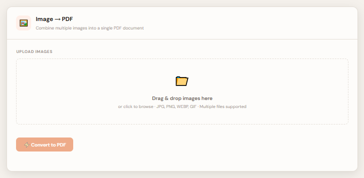 PDF Converter  - Main product screenshot demonstrating key features and user interface