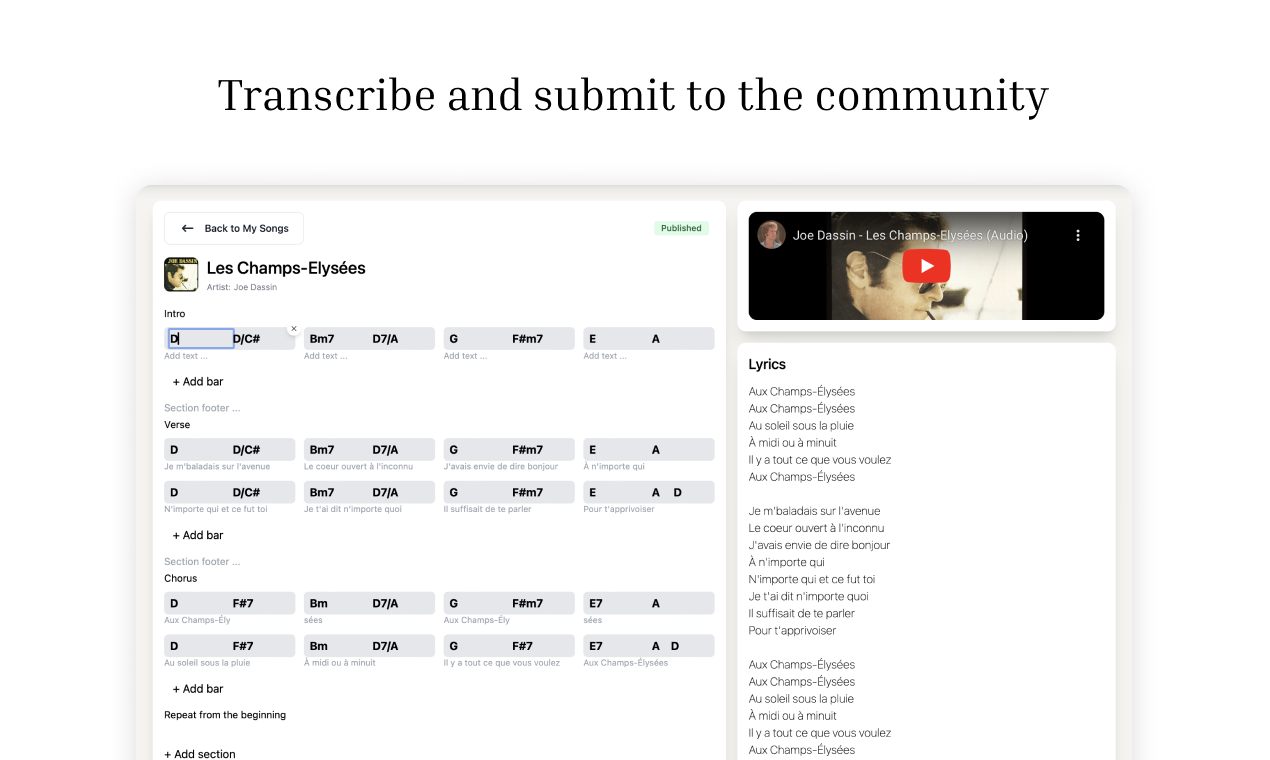 Allchord - Die offene Musik -Transkriptionsplattform Medien 2
