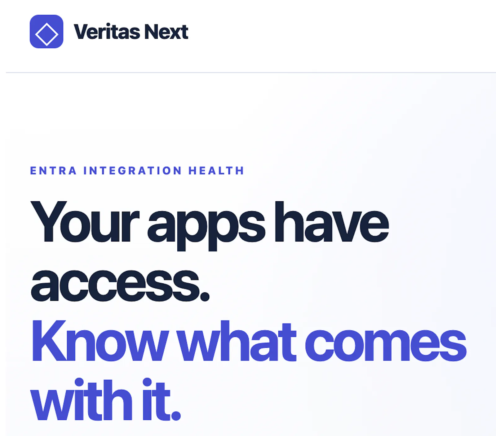 Veritas Next screenshot 1