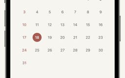 Clendar - a minimal calendar app media 3