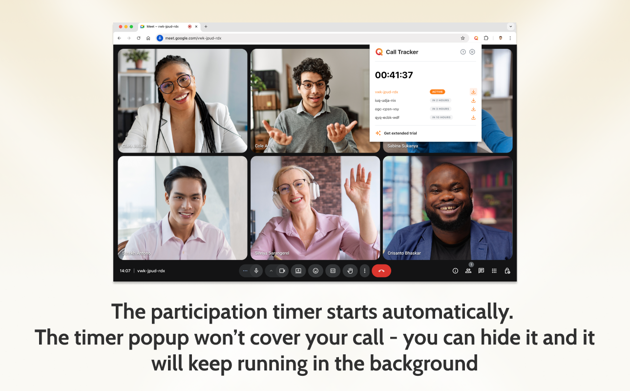 Quazex call tracker - Main product screenshot demonstrating key features and user interface