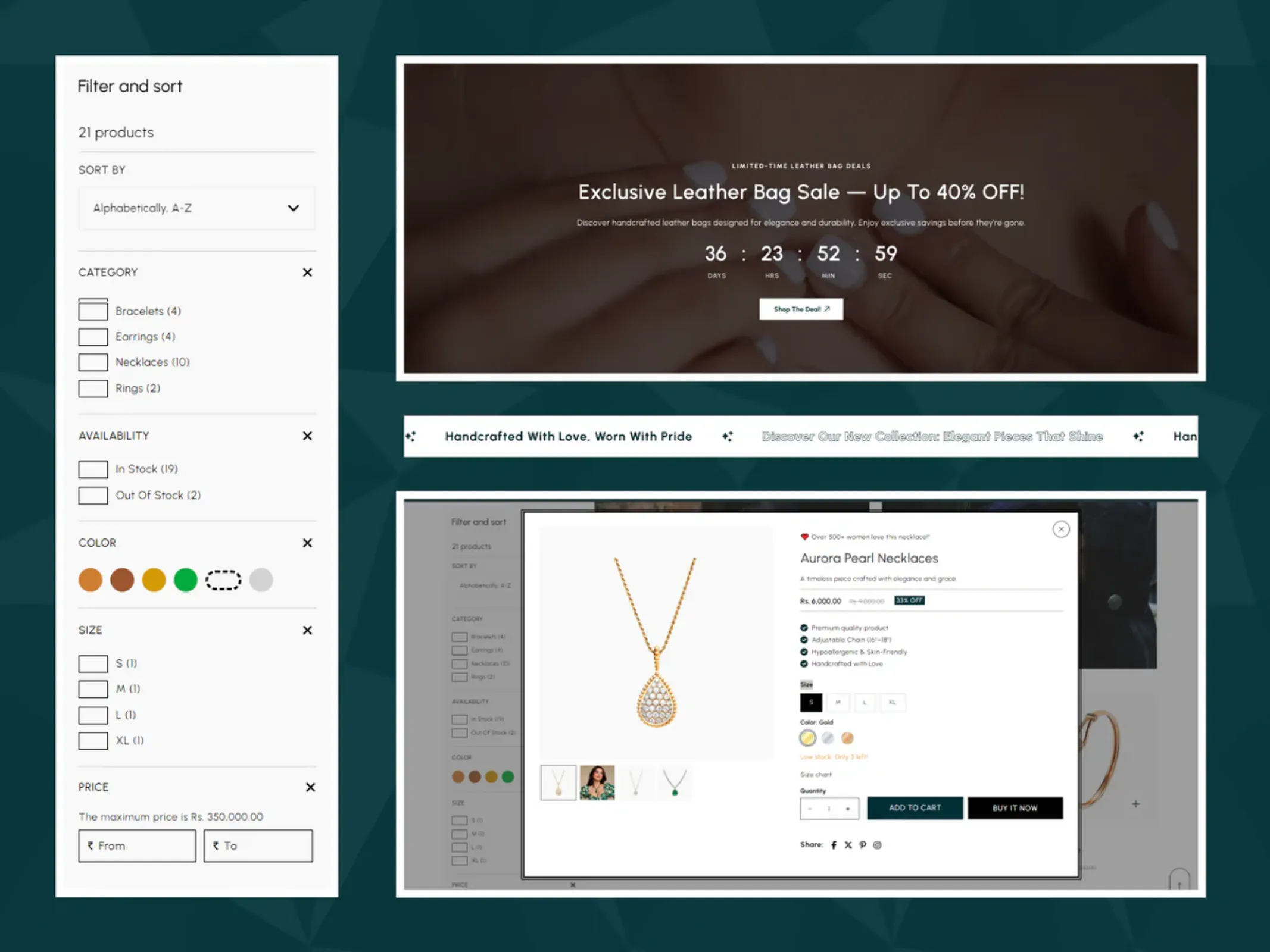 Precious Jewellery Shopify Theme gallery image