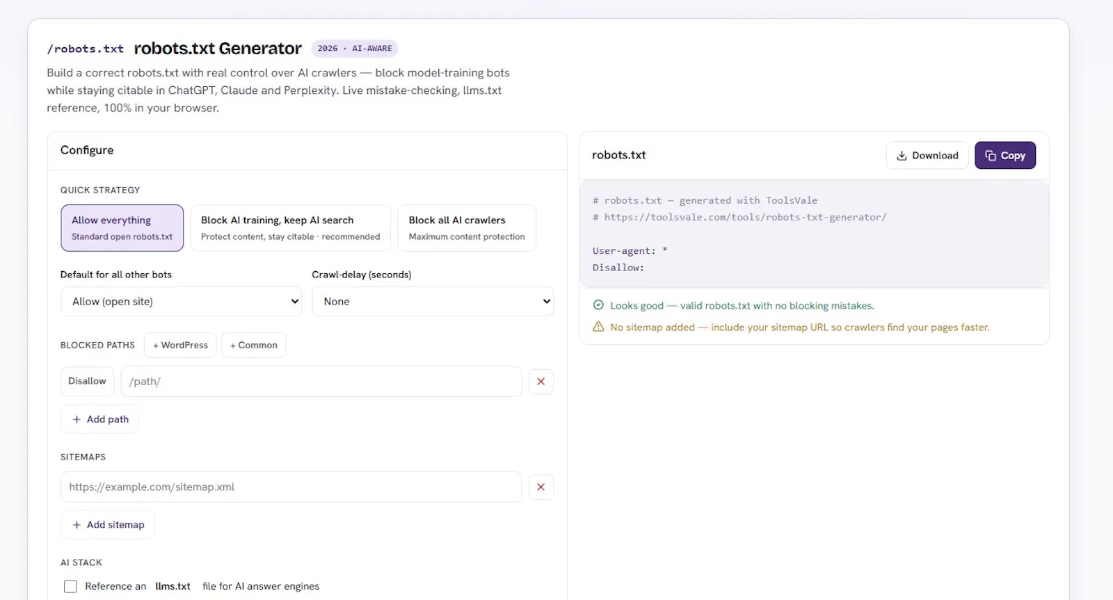 ToolsVale screenshot 2