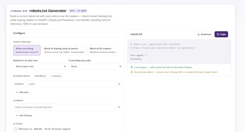 ToolsVale screenshot 2