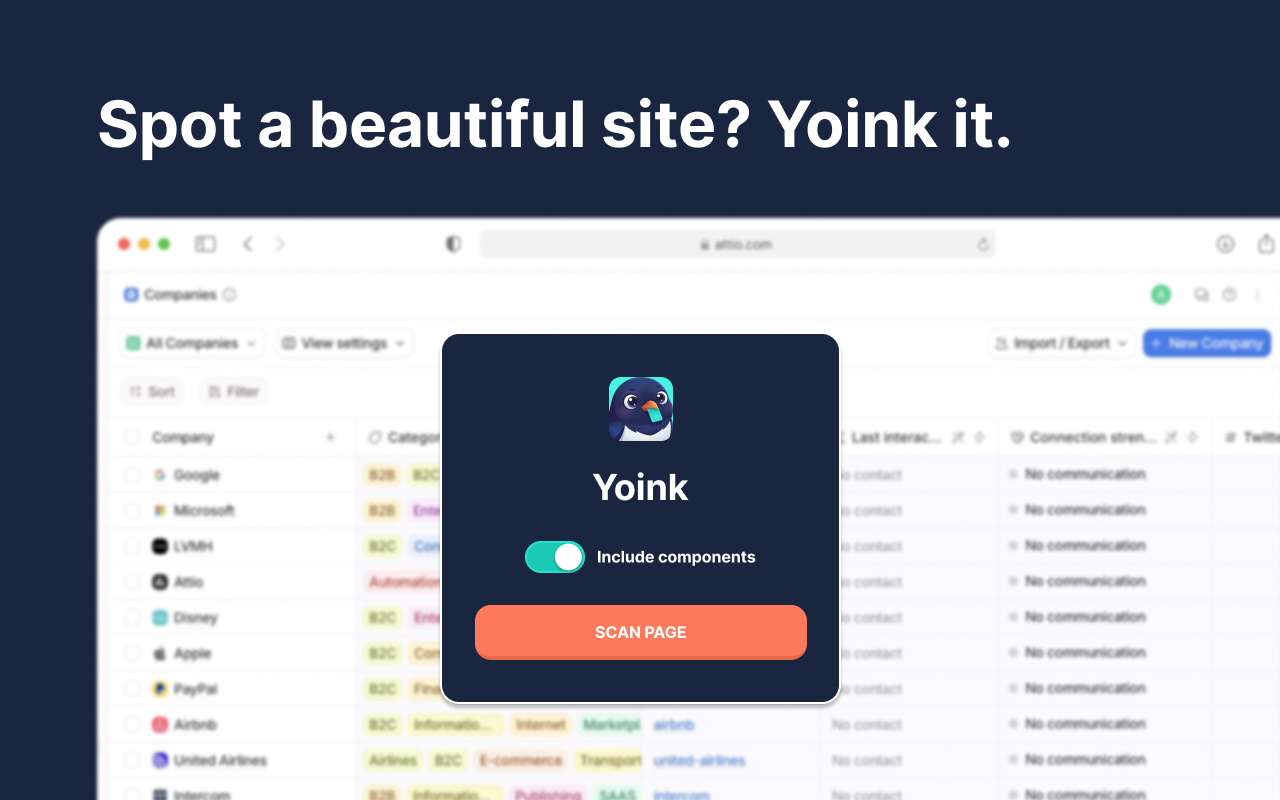 Yoink - Screenshot 2 showing product features and functionality
