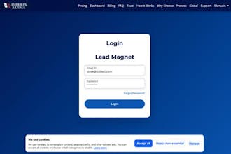 American Ratings Lead Magnet Portal gallery image