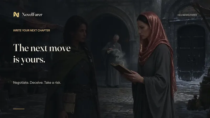 NovelFarer | text RPG screenshot 1 (video preview)