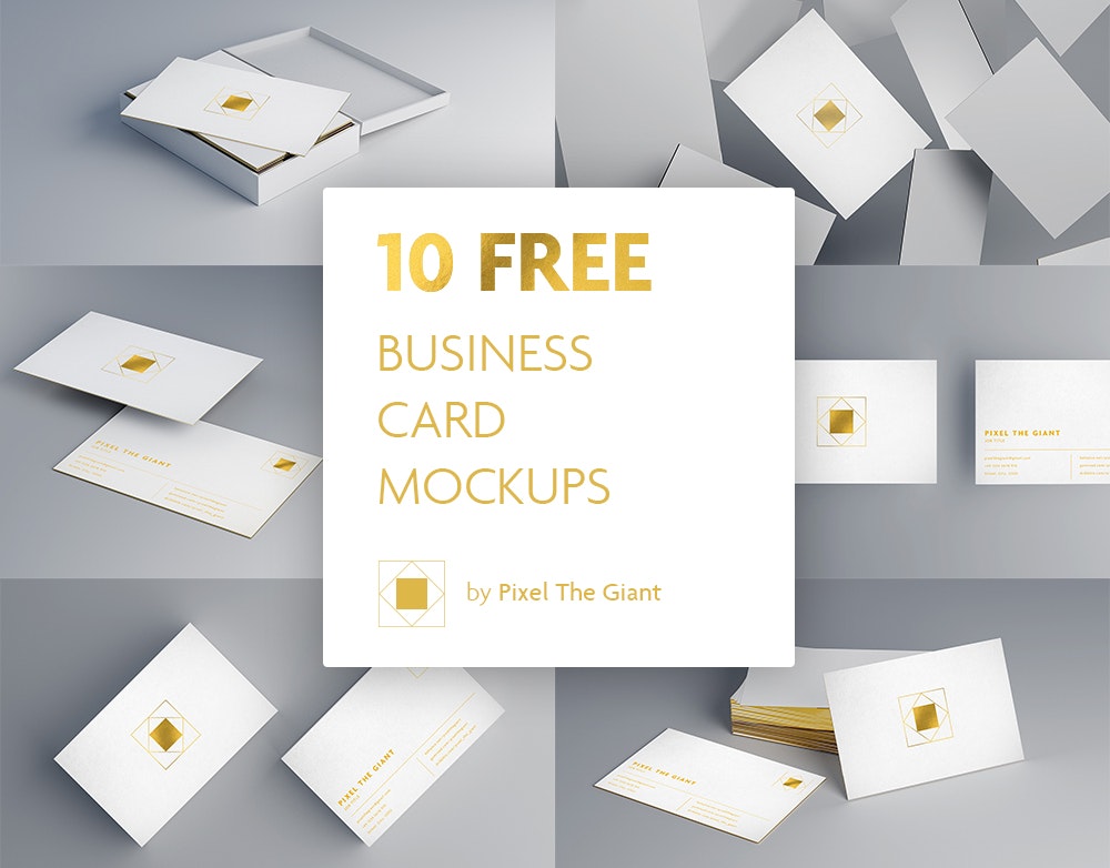 10 Free Business Card Mockups
