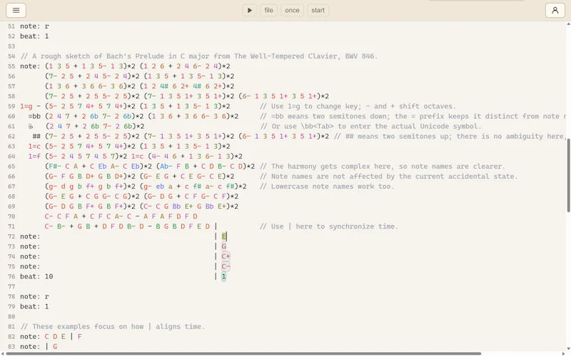 ch3 music editor screenshot 2