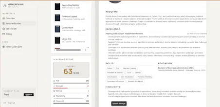 GenioResume gallery image