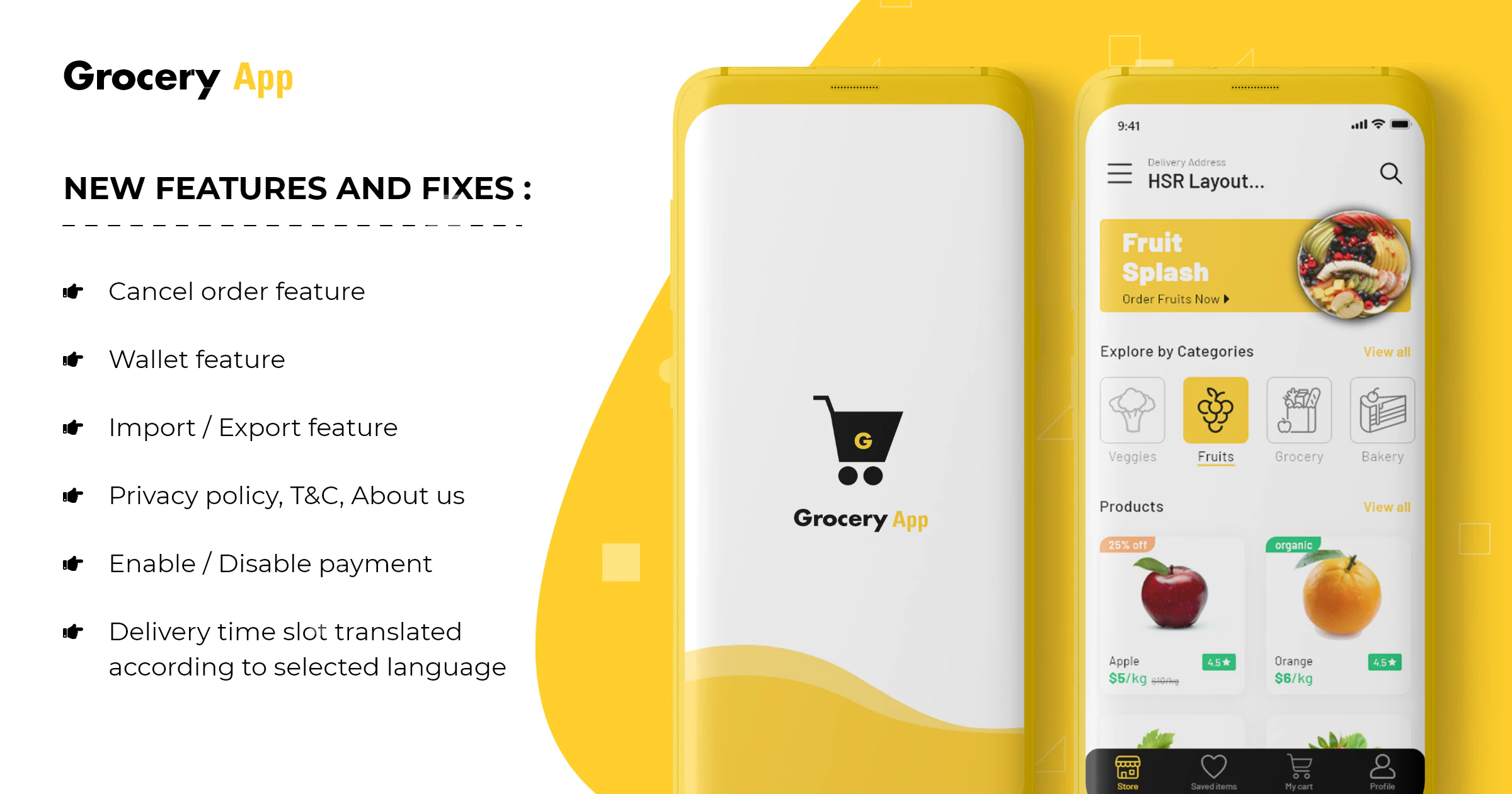 Version 2.0.0 of Readymade Grocery app