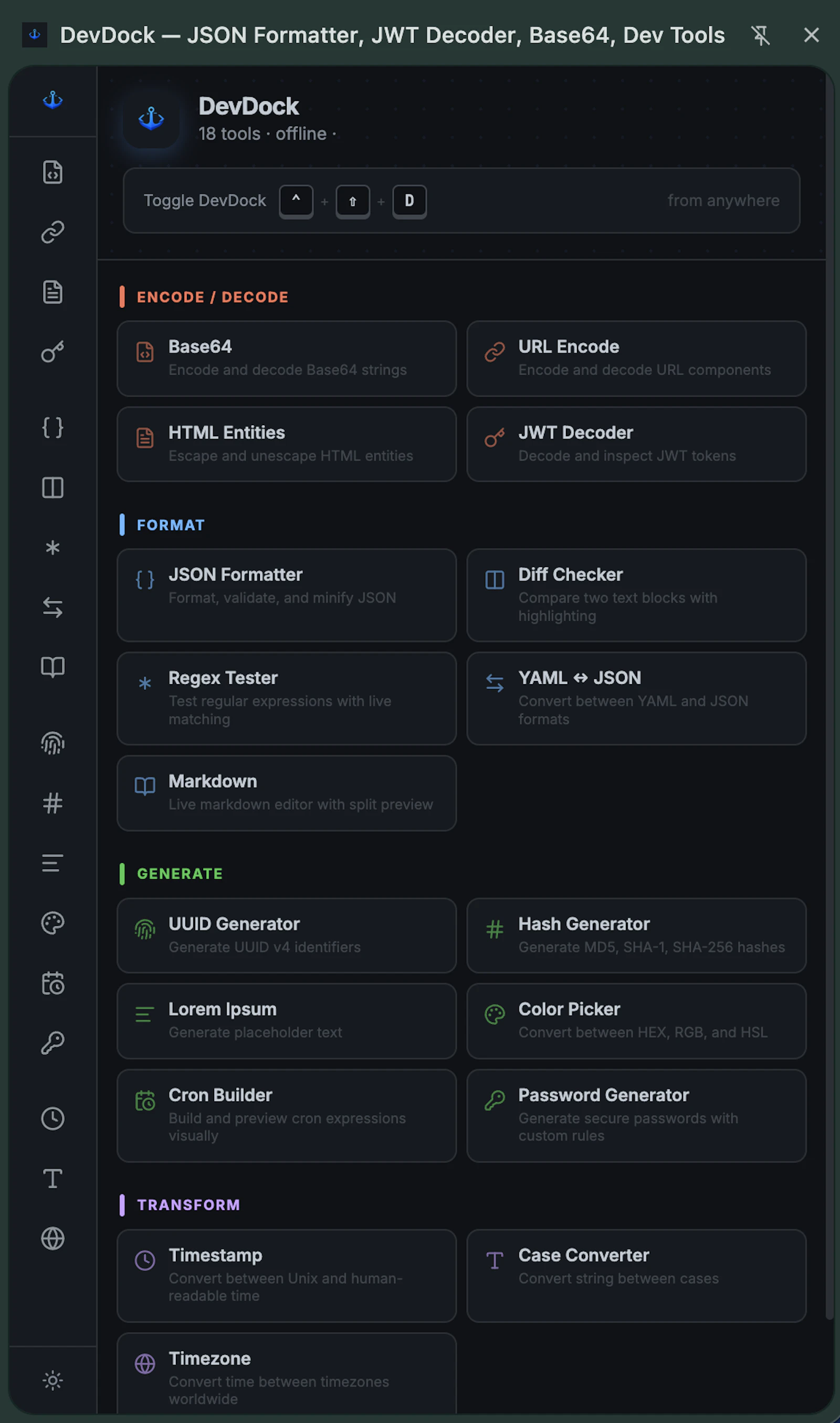DevDock screenshot 3
