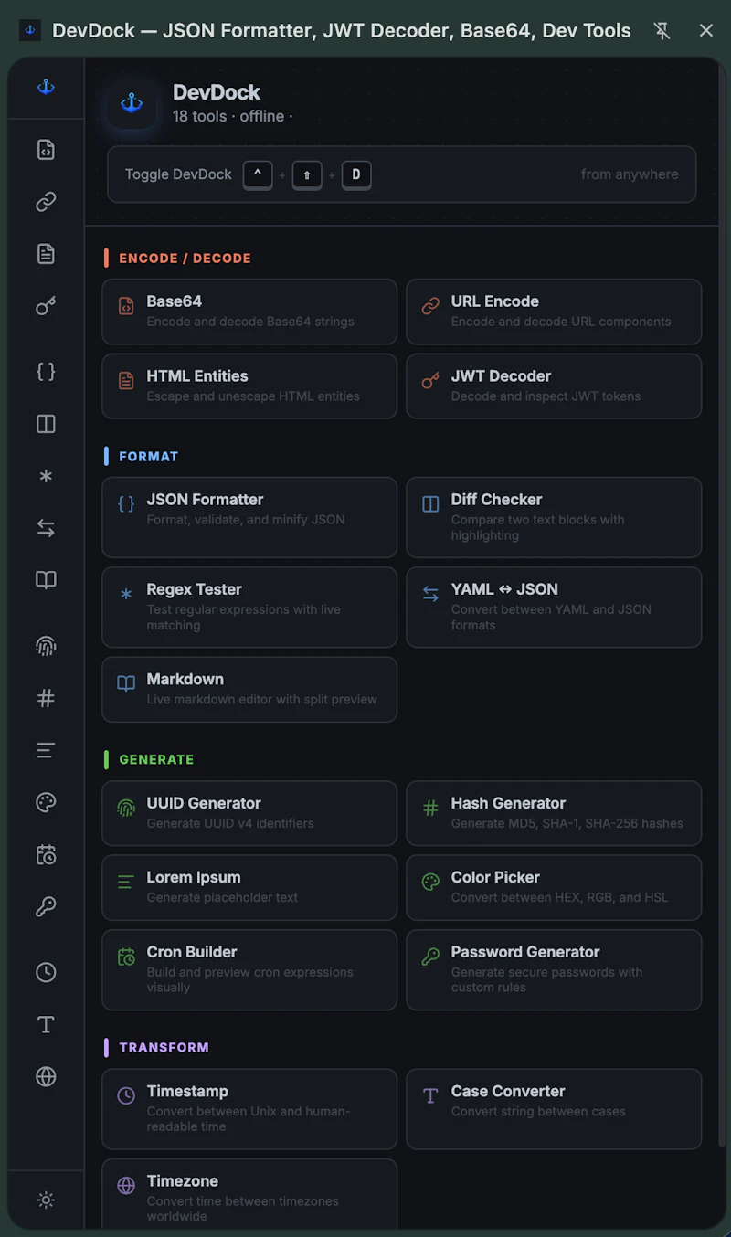 DevDock screenshot 3