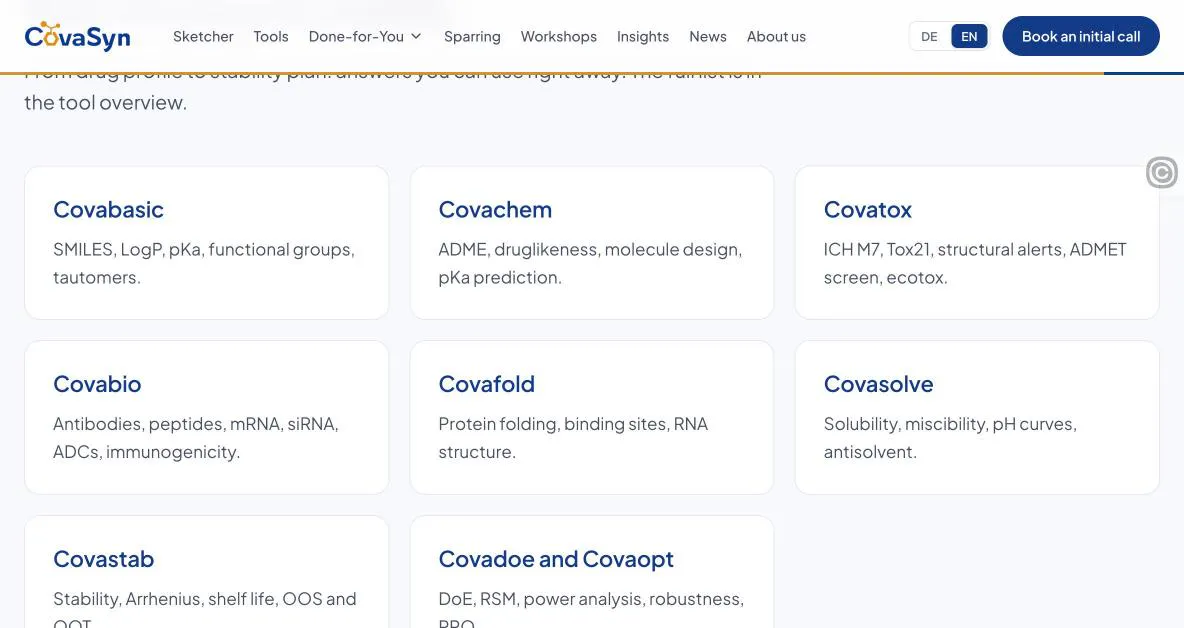 CovaSyn Chemistry Tools gallery image