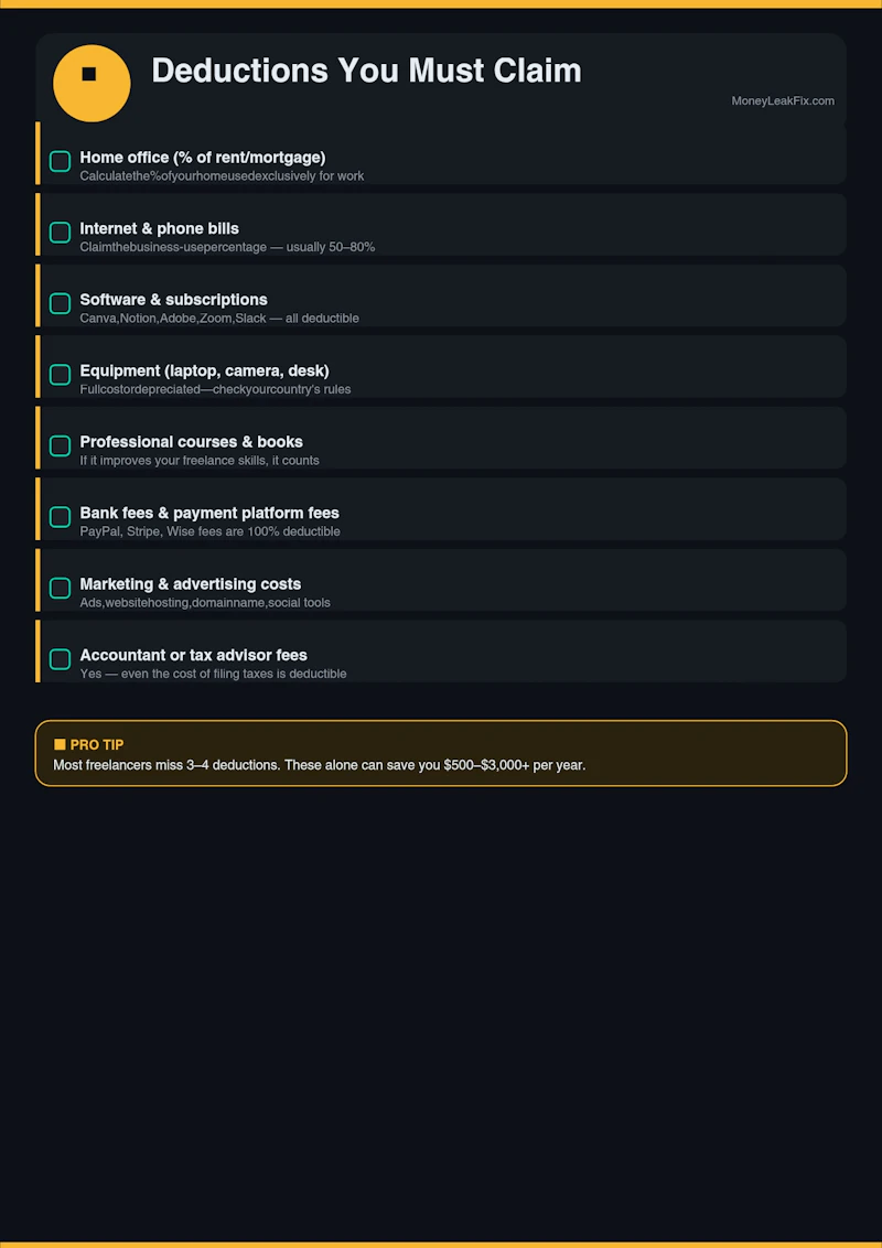 Freelance Tax Checklist 2026 screenshot 3