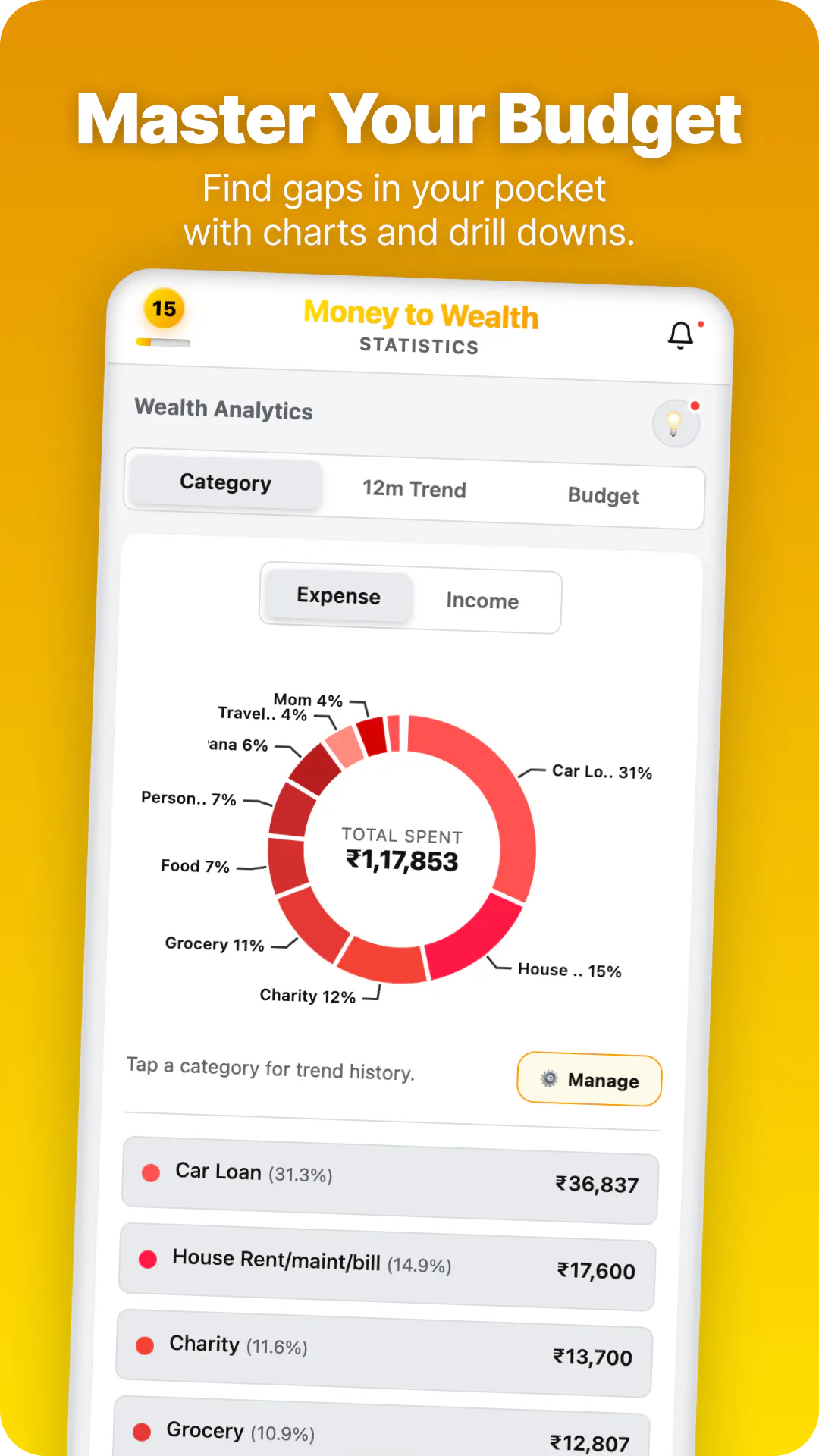 Money to Wealth screenshot
