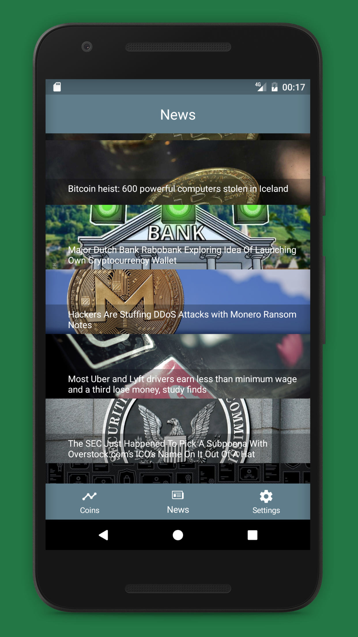 Crypto HQ - SImple app for crypto, stats, news and price alerts gallery image