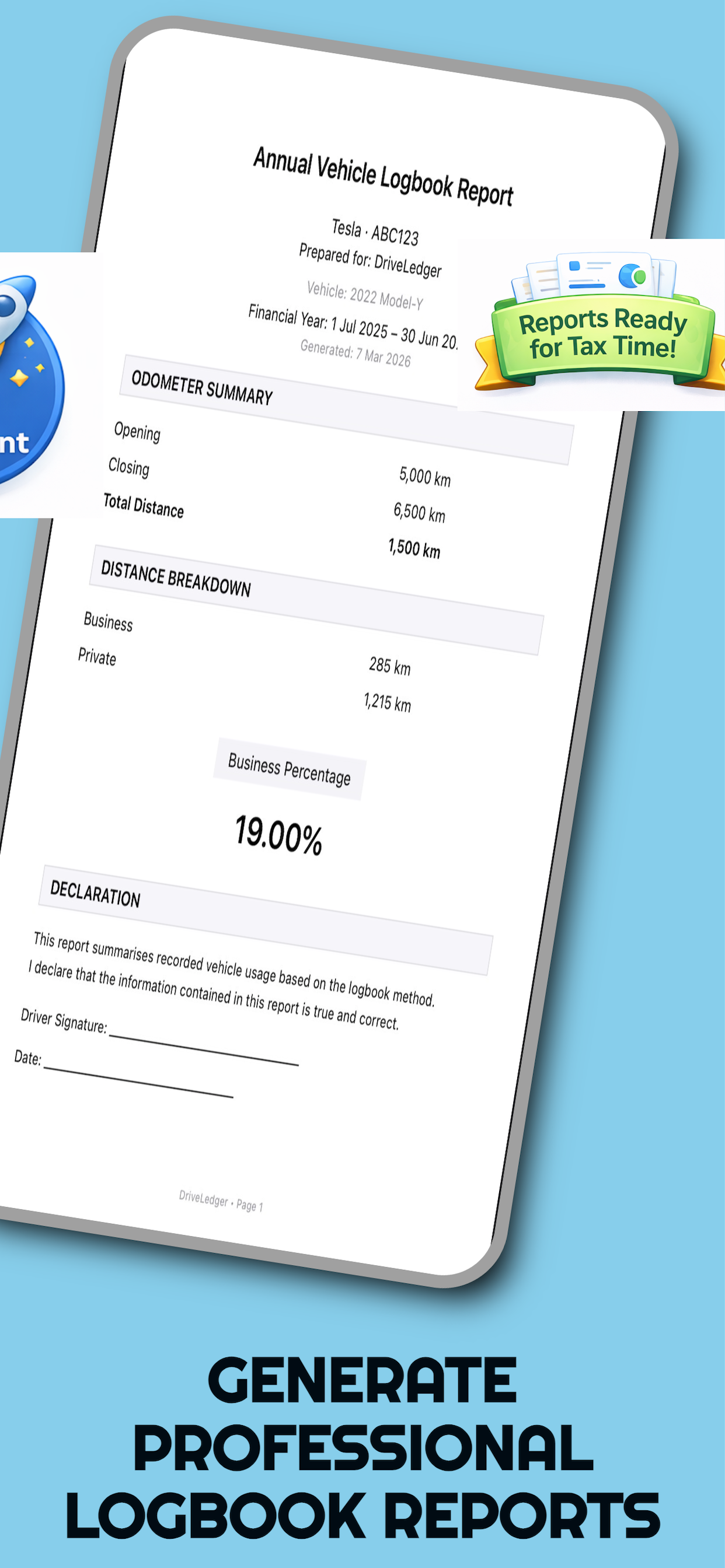 DriveLedger-Vehicle Logbook media 3
