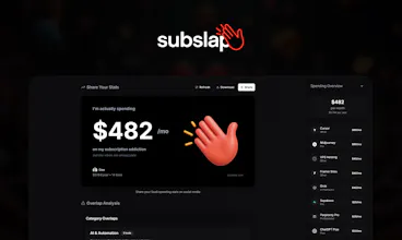 SubSlap - Subscription Tracker gallery image